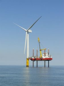 Wind Turbine in the North Sea